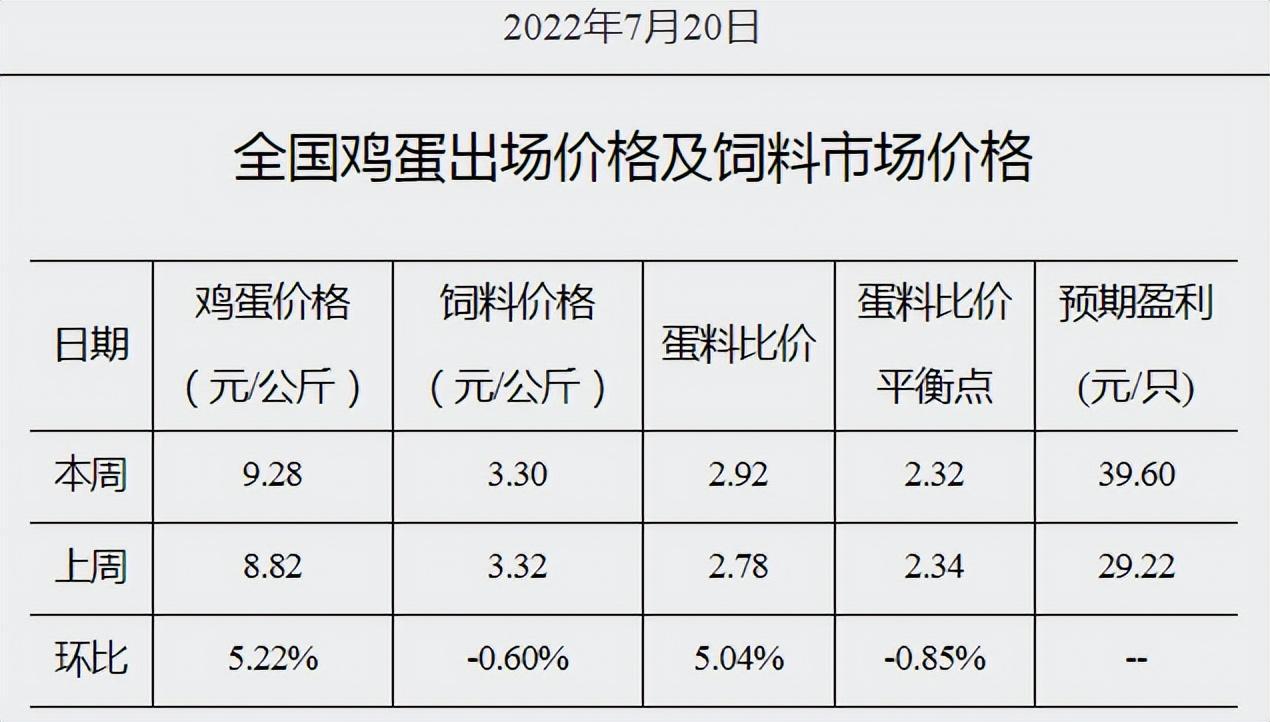 全國最新雞蛋價格及動態分析概覽